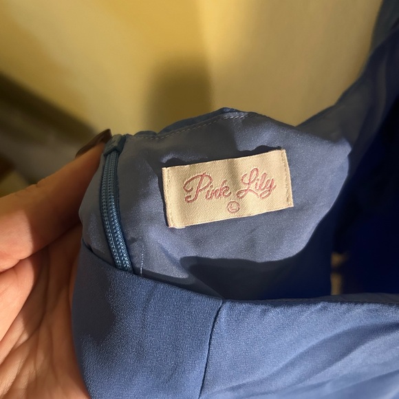 Blue Mini Dress - Picture 2 of 3